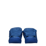 Lanvin Blue Leather Low Top Sneakers
