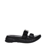 Givenchy Black Fabric Slippers