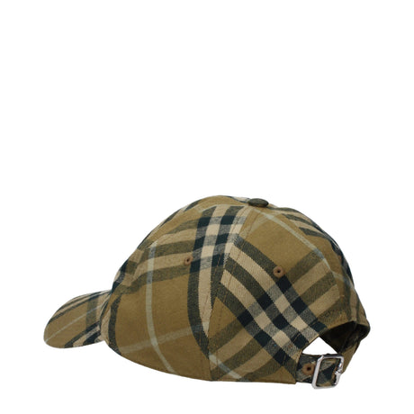 Burberry Green Cotton Cap (Baseball Hat)