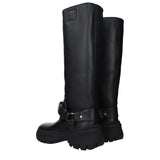 Burberry Black Leather Boots