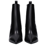 Valentino Garavani Black Leather Ankle Boots