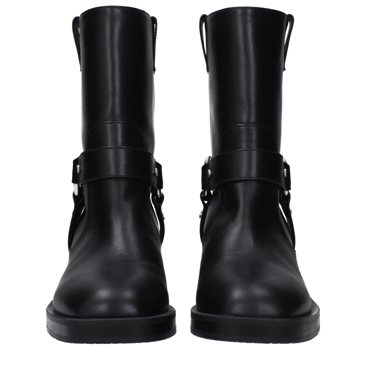 Stuart Weitzman Black Leather Ankle Boots