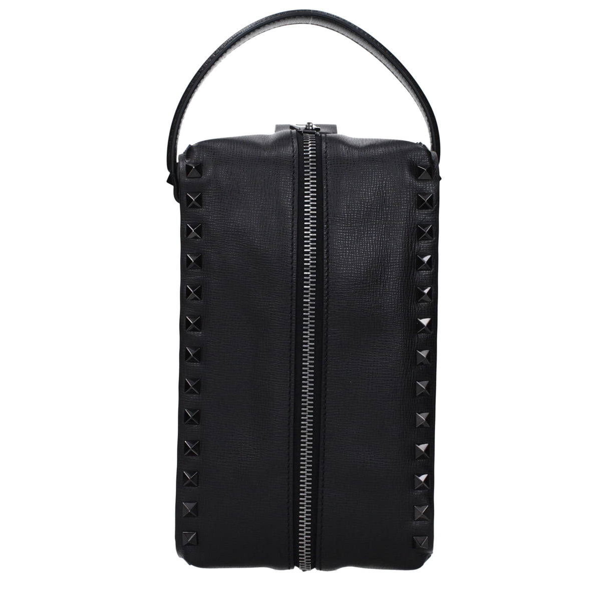 Valentino Garavani Black Leather Clutch Bag