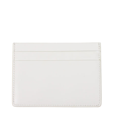 Jil Sander White Leather Cardholder