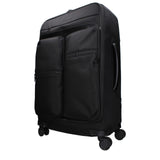 Piquadro Black Fabric Luggage And Travel