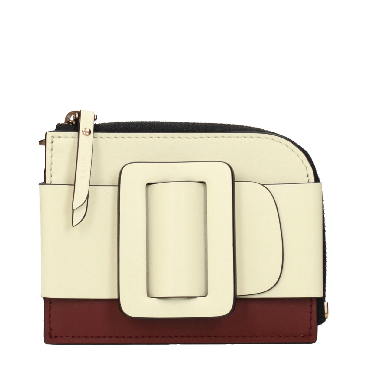 Boyy Beige Leather Cardholder