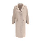 Ermanno Scervino Beige Wool Coat