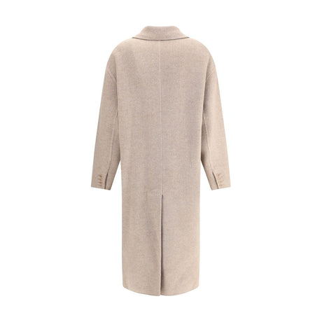 Ermanno Scervino Beige Wool Coat