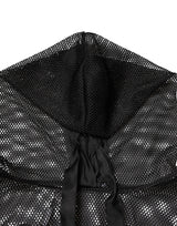 Dolce & Gabbana Black See Through Hooded Pullover Sweater