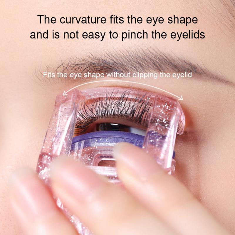 Portable Glitter Powder Wide Angle Eyelash Curler