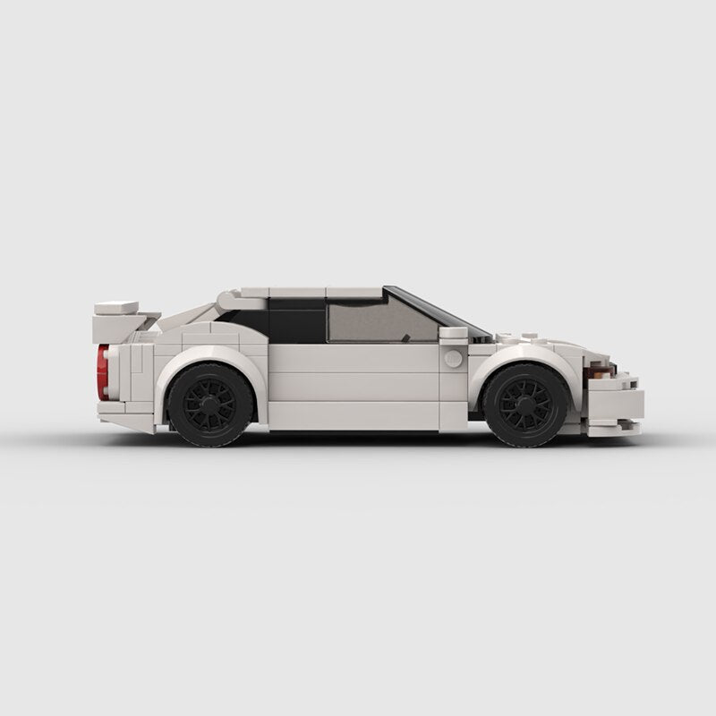 8-Compartment Building Block Car Set
