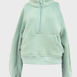 Women's Thickened Fleece Sports Jacket for Yoga Fitness
