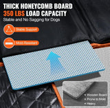 VEVOR 54" x 25.6" Waterproof Dog Car Seat Cover for Back Seat