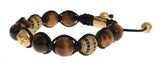 Nialaya Chic Multicolor CZ & Tigers Eye Bracelet