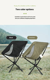Portable Folding Camping Chair with Backrest