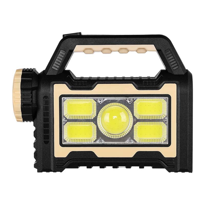 New COB Outdoor Solar Rechargeable Spotlight Lantern