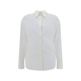 Brunello Cucinelli White Cotton Dress Shirt