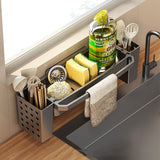 Rag Drain Rack for Kitchen Sink Storage and Organization