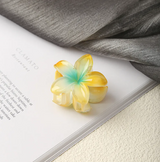 Mini Plumeria Claw Hair Clip