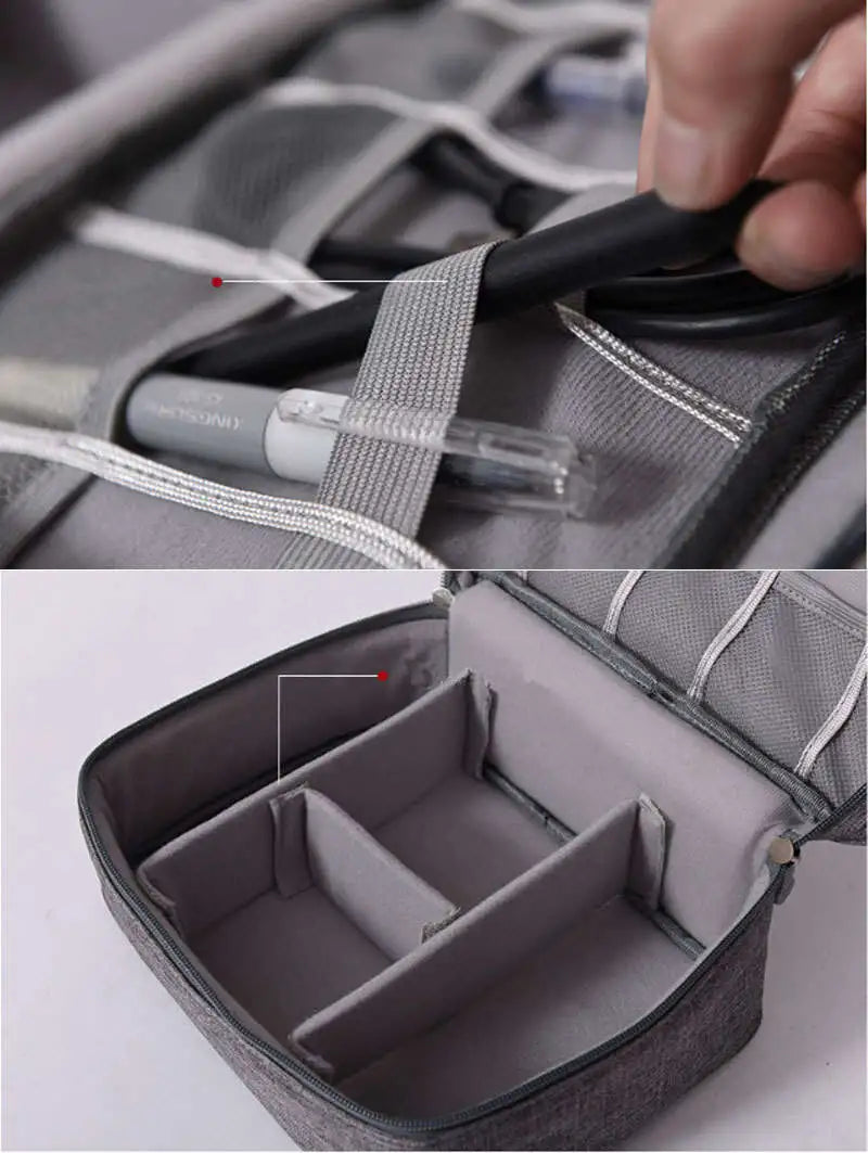 Waterproof iPad Organizer Travel Storage Bag Kit