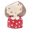 Cartoon Girl Succulent Planter - Cute Home Decor
