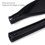 Cable Management Set with Zippered Organizer Sleeve