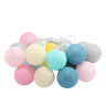 LED Cotton Thread Starry Lantern String Lights