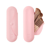 JASAQE Silicone Makeup Brush HolderTravel Makeup Brush Bag Case Makeup Brush Organizer Cosmetic Bag Portable Makeup Pouch Travel Essentials