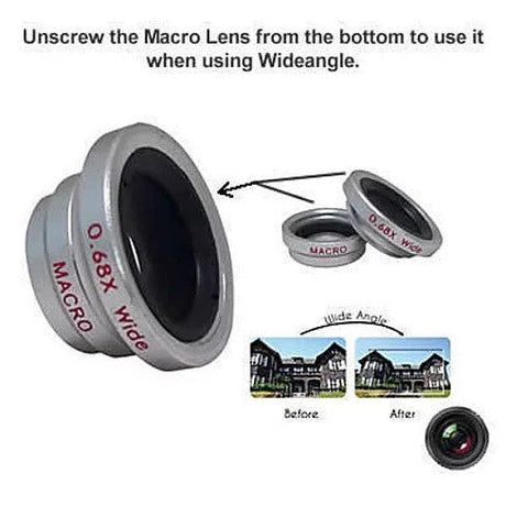 3-in-1 Smartphone Camera Lens Kit