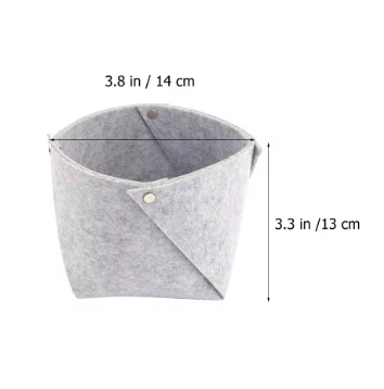 Felt Storage Basket for Desk and Nightstand