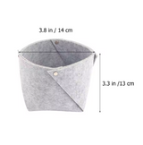 Felt Storage Basket for Desk and Nightstand