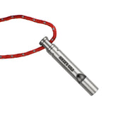 Hikers Gold Ultralight Titanium Emergency Whistle for Hiking Backpacking Camping