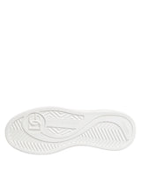 Dolce & Gabbana White Miami Leather Low Top Sneakers Shoes