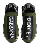 Dolce & Gabbana Green Logo Low Top Sorrento Men Sneakers Shoes