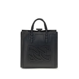 Casadei Black Calf Leather Bos Taurus Shoulder Bag
