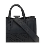 Casadei Black Calf Leather Bos Taurus Shoulder Bag