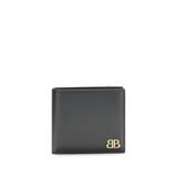 Balenciaga Black Calf Leather Bos Taurus Wallet