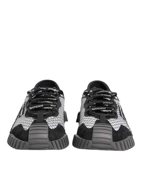 Dolce & Gabbana Multicolor Lace Up Low Top NS1 Sneakers Shoes
