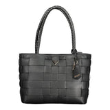 Guess Jeans Nero Poliuretano Women Handbag
