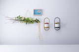 Ceramic Succulent Planter Set with Iron Stand