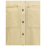 Marant Etoile Beige Cotton Dress Shirt