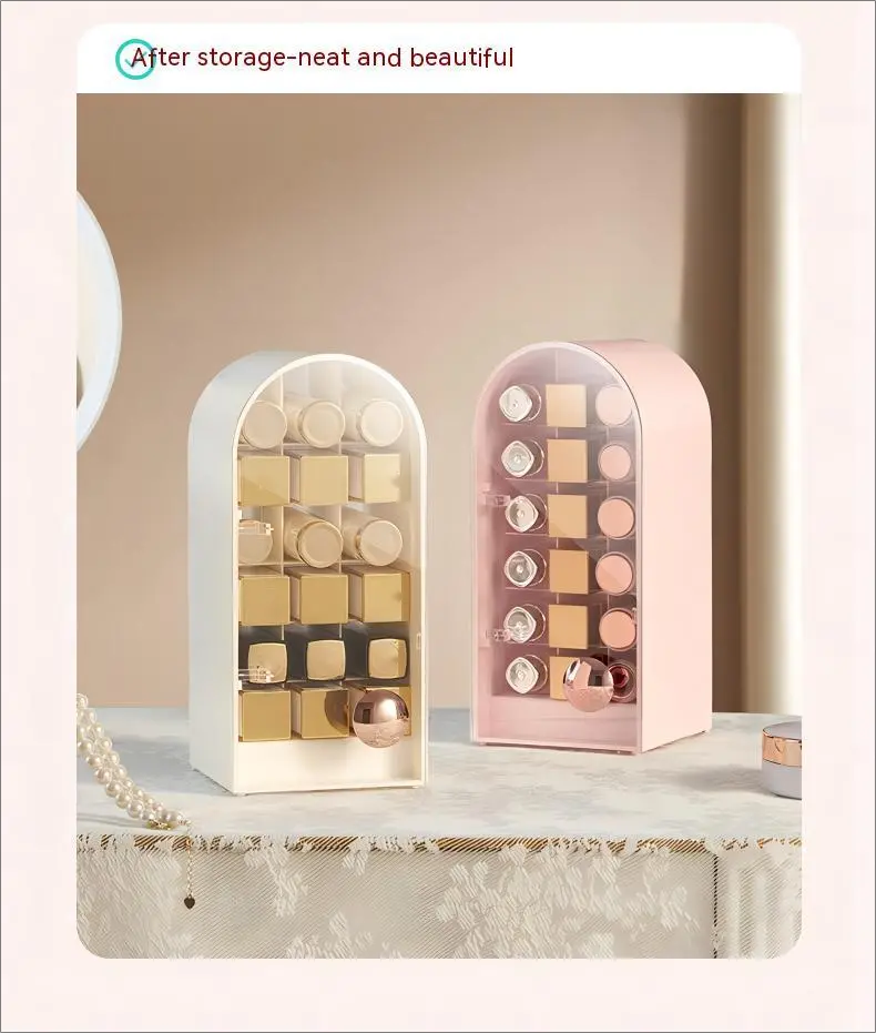 Lipstick Organizer and Storage Box with 18 Capacity