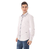 Costume National Rosa Cotton Men Shirt