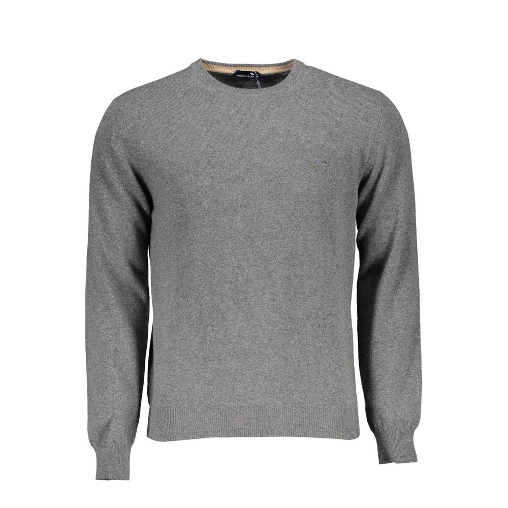Harmont & Blaine Grigio Wool Men Sweater
