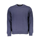 North Sails Blue Cotton Men Sweatshirt