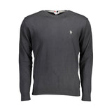U.S. POLO ASSN. Black Cotton Men's Sweater