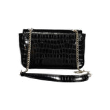 La Martina Nero Poliuretano Women Shoulder Bag