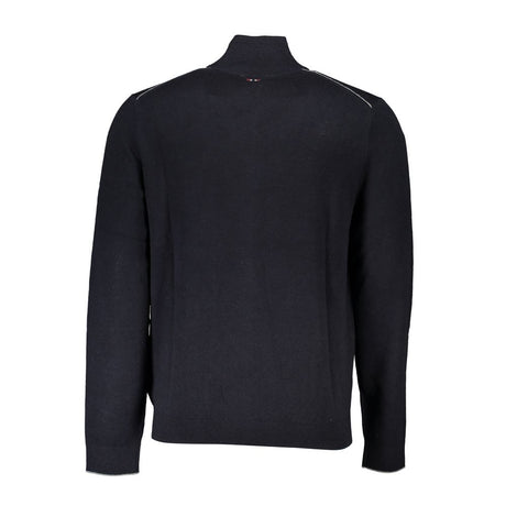Napapijri Black Tessuto Mens Cardigan