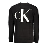 Calvin Klein Black Cotton Men Sweater