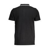 Fila Black Cotton Men Polo Shirt